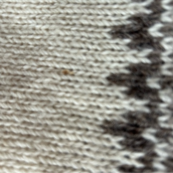 NWT Urban Outfitters, Urban Renewal fair isle sweater, cream and brown - Picture 8 of 8